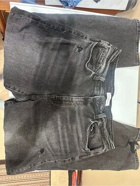 Flying Monkey Women's Slim Straight Black Washed Jeans